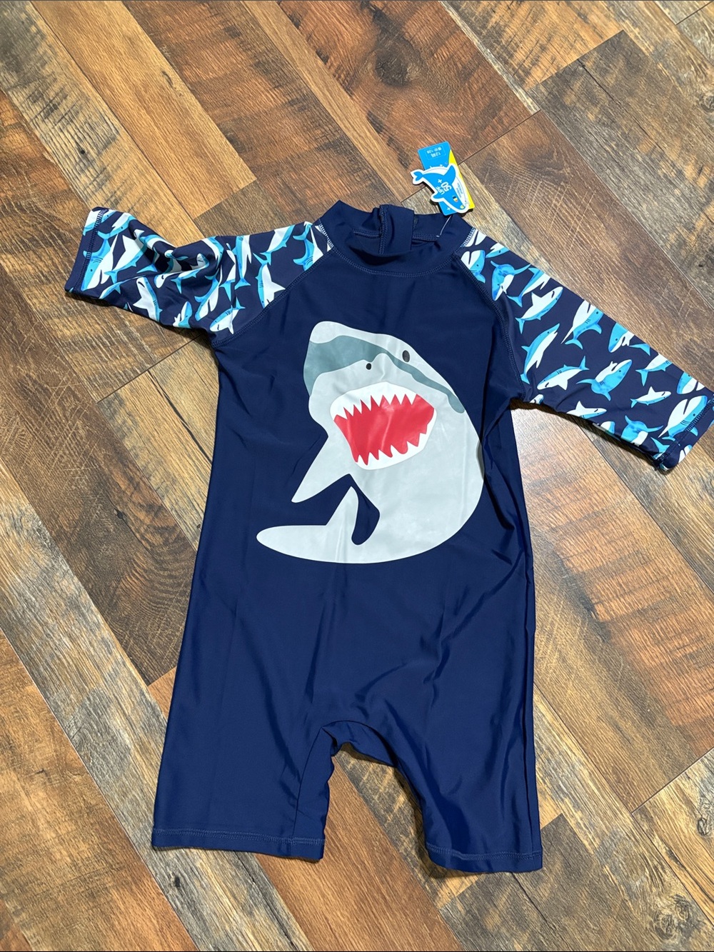 Kids Swim Suit with a Shark Graphic 🦈
